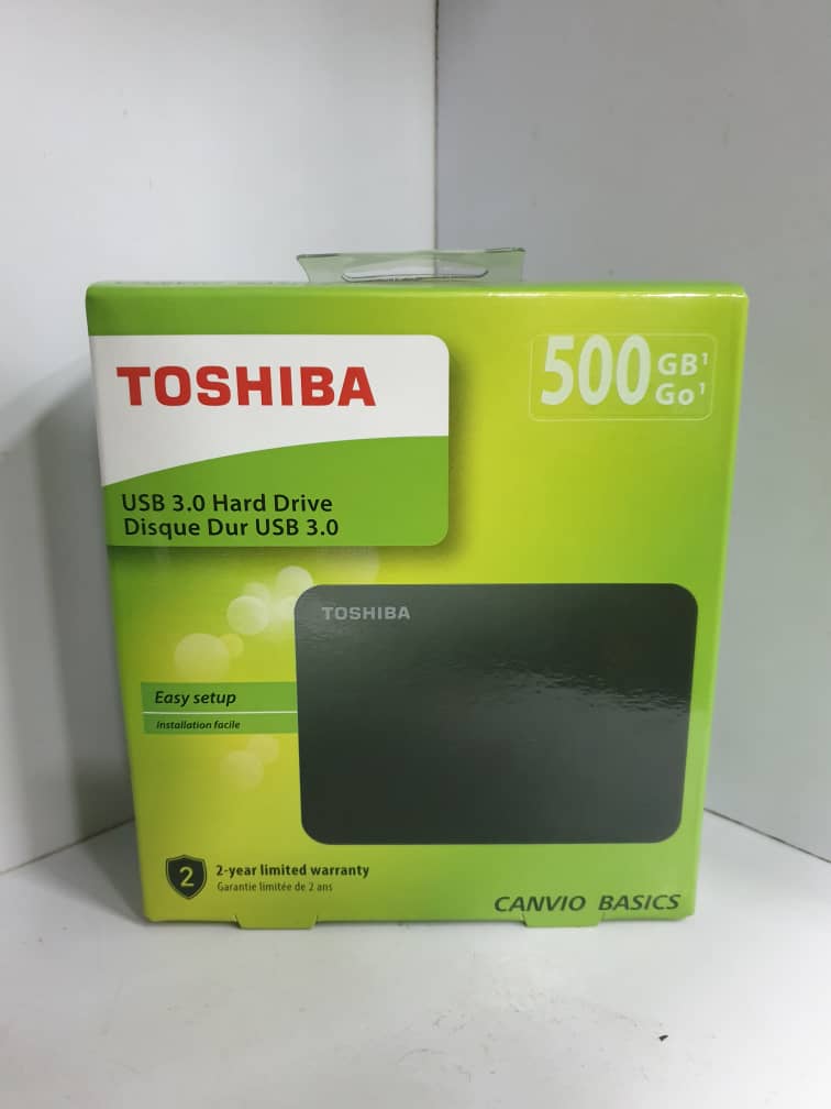 Disque dur externe Toshiba 500GB - Digital Yaar Sarl
