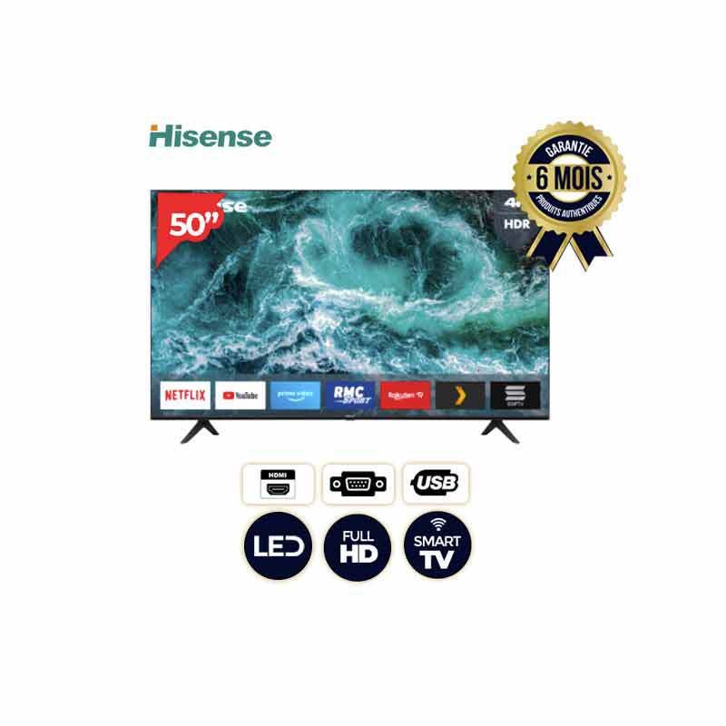 SMART TV HISENSE 50A6G - 50 pouces - 4K Ultra HD