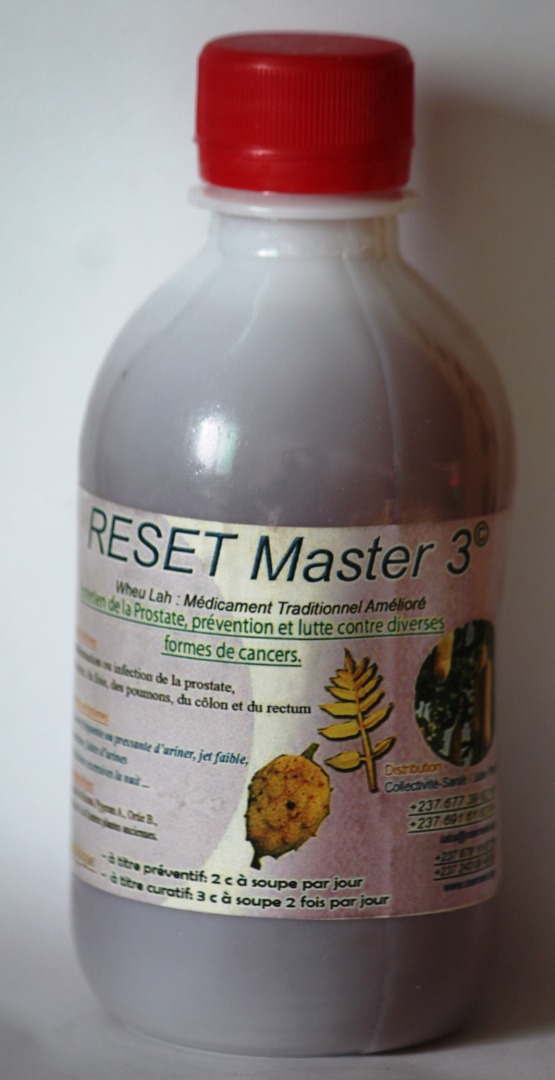Reset Master 3 préventif et curatif contre le gonflement de la Prostate et autres cancers